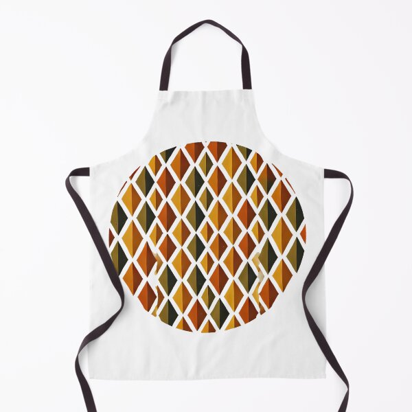 Item preview, Autumn Harlequin Diamond Pattern Warm Geometric Art Print designed and sold by PinUpPizzazz.