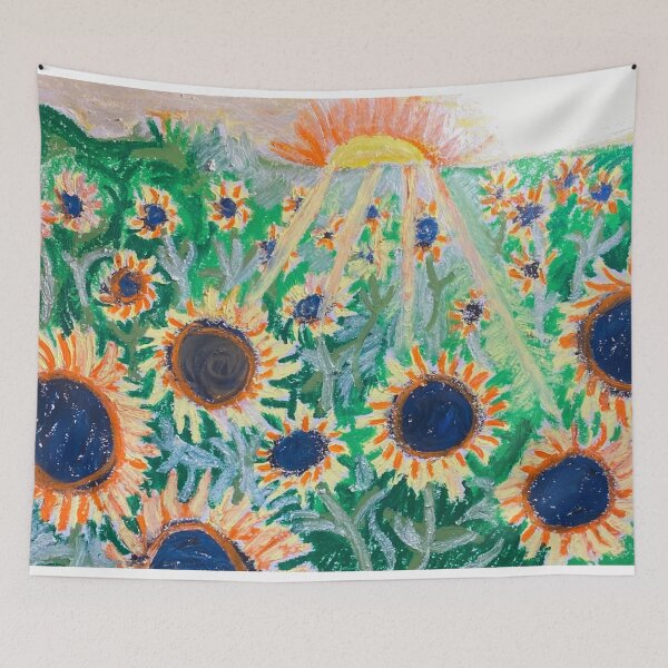 Item preview, Sunflower Fields designed and sold by pinkyjainpan.
