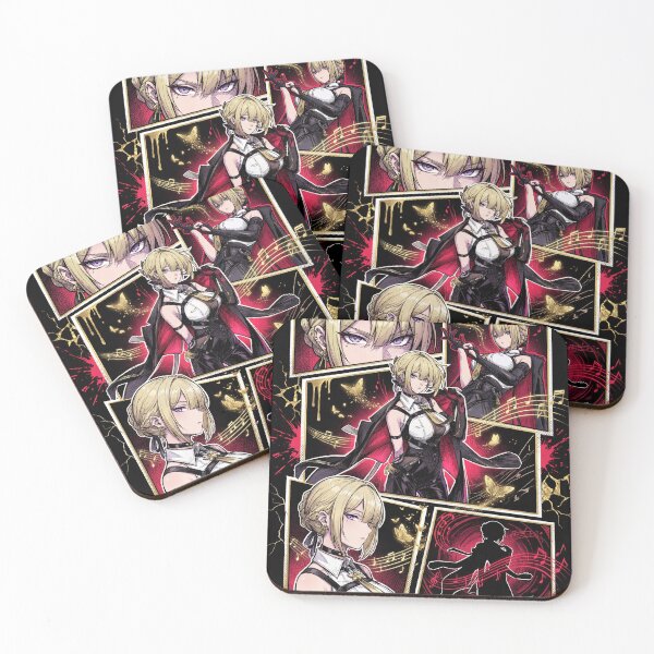 Item preview, Evelyn Chevalier Zenless Zone Zero ZZZ Stars of Lyra Fire Attack Astra Yao Bodyguard Binding Seal Garrote Sunder Blonde Hair Assassin Fan Art Portrait Poster T-Shirt Sticker Gift designed and sold by Senpaiwaves.
