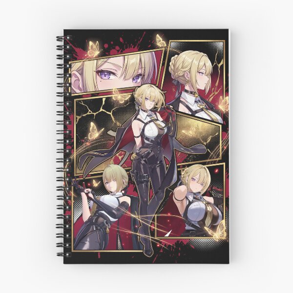 Item preview, Evelyn Chevalier Zenless Zone Zero ZZZ Stars of Lyra Fire Attack Astra Yao Bodyguard Binding Seal Garrote Sunder Blonde Hair Assassin Fan Art Portrait Poster T-Shirt Sticker Gift designed and sold by Senpaiwaves.