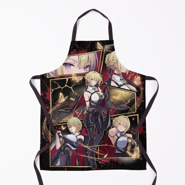 Item preview, Evelyn Chevalier Zenless Zone Zero ZZZ Stars of Lyra Fire Attack Astra Yao Bodyguard Binding Seal Garrote Sunder Blonde Hair Assassin Fan Art Portrait Poster T-Shirt Sticker Gift designed and sold by Senpaiwaves.