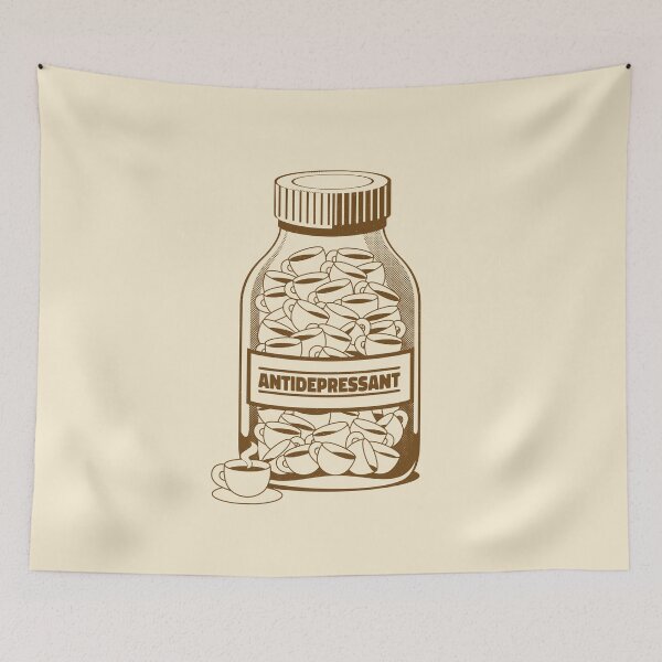 Item preview, Coffee Antidepressant by Tobe Fonseca designed and sold by Tobe Fonseca®.