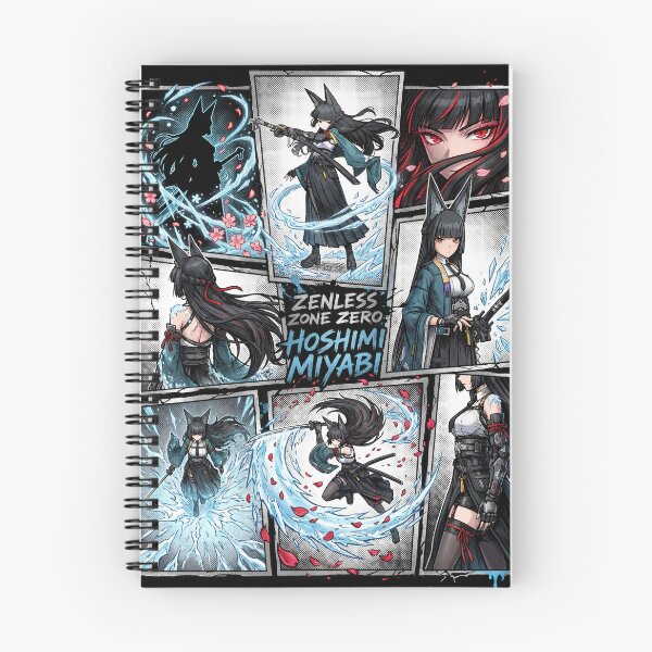 Item preview, Hoshimi Miyabi Zenless Zone Zero ZZZ Section 6 Chief Void Hunter Frost Anomaly Swordswoman Fox Ears Shimotsuki Stance Fallen Frost Polar Slash Fan Art Portrait Poster T-Shirt Sticker Gift designed and sold by Senpaiwaves.