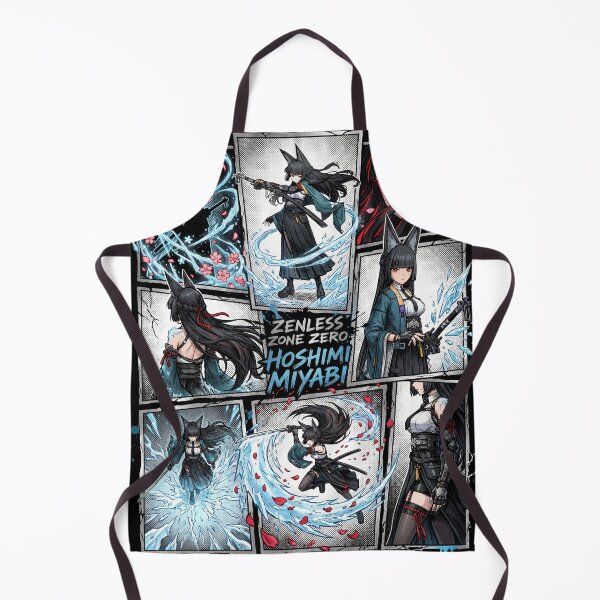 Item preview, Hoshimi Miyabi Zenless Zone Zero ZZZ Section 6 Chief Void Hunter Frost Anomaly Swordswoman Fox Ears Shimotsuki Stance Fallen Frost Polar Slash Fan Art Portrait Poster T-Shirt Sticker Gift designed and sold by Senpaiwaves.