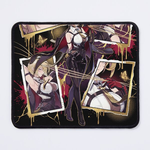 Item preview, Evelyn Chevalier Zenless Zone Zero ZZZ Stars of Lyra Fire Attack Astra Yao Bodyguard Binding Seal Garrote Sunder Blonde Hair Assassin Fan Art Portrait Poster T-Shirt Sticker Gift designed and sold by Senpaiwaves.