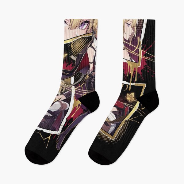 Item preview, Evelyn Chevalier Zenless Zone Zero ZZZ Stars of Lyra Fire Attack Astra Yao Bodyguard Binding Seal Garrote Sunder Blonde Hair Assassin Fan Art Portrait Poster T-Shirt Sticker Gift designed and sold by Senpaiwaves.