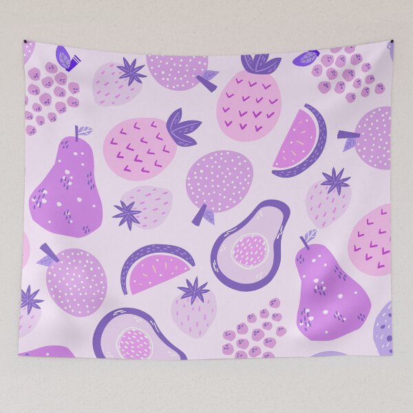 Item preview, Cute Purple Fruit Pattern designed and sold by CelestialEmber.