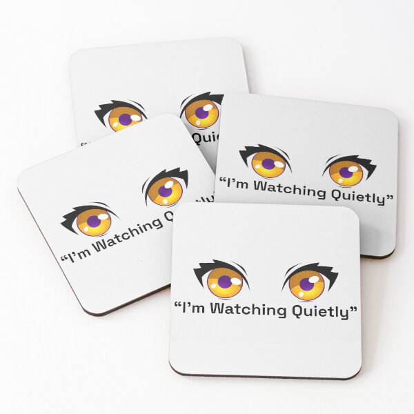 Item preview, I’m Watching Quietly – Golden Eyes Illustration designed and sold by Italkam.