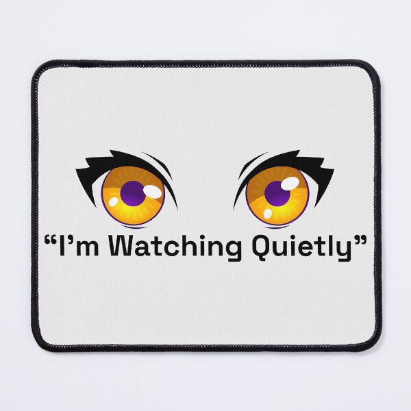 Item preview, I’m Watching Quietly – Golden Eyes Illustration designed and sold by Italkam.