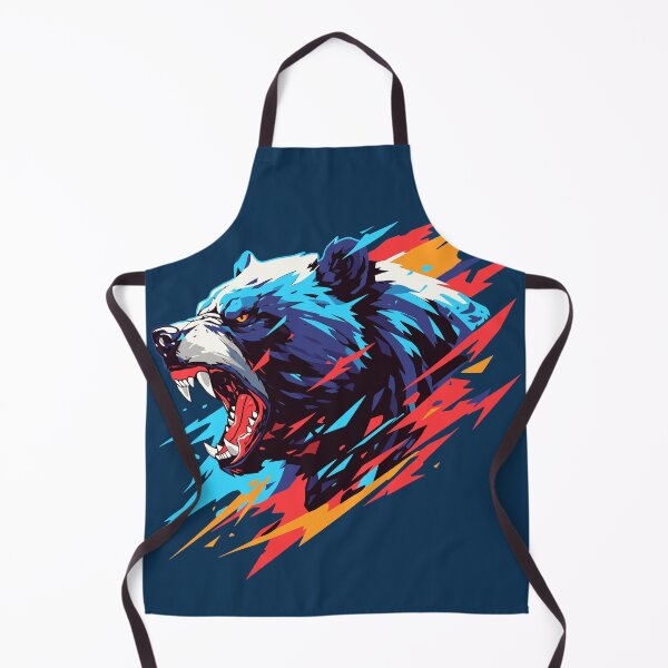 Item preview, Colorful Roaring Bear Wild Animal designed and sold by NosandEdgy.