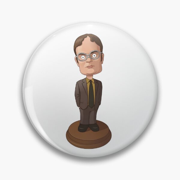 Item preview, Dwight Schrute Bobblehead Illustration - Assistant to the Regional Manager Art designed and sold by Greemo03.