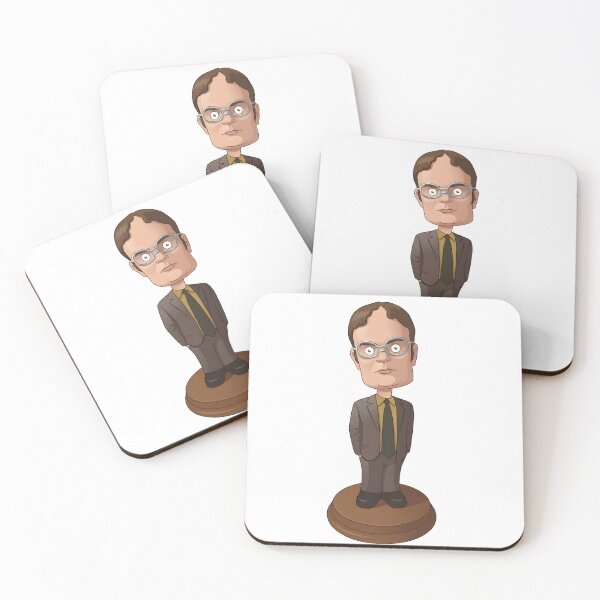 Item preview, Dwight Schrute Bobblehead Illustration - Assistant to the Regional Manager Art designed and sold by Greemo03.