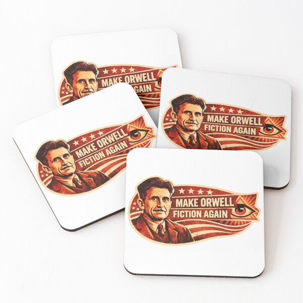 Item preview, Make Orwell Fiction Again designed and sold by Metro Bionic.