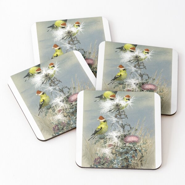 Item preview, Xmas American Goldfinches designed and sold by alexp01.
