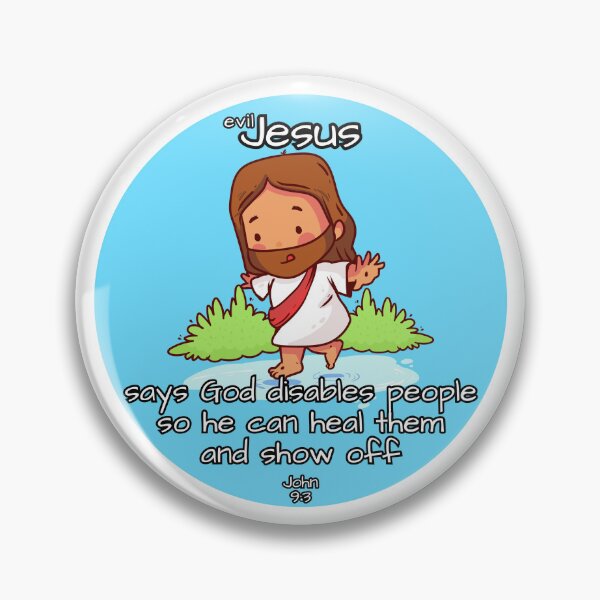 Item preview, Evil Jesus - People with Disabilities - Bible Verse designed and sold by EvergreenRevolt.