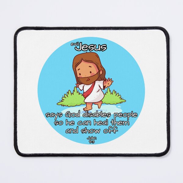 Item preview, Evil Jesus - People with Disabilities - Bible Verse designed and sold by EvergreenRevolt.