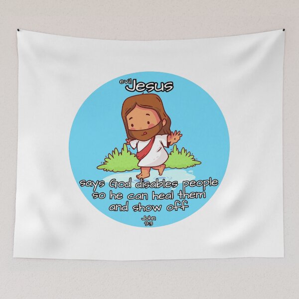 Item preview, Evil Jesus - People with Disabilities - Bible Verse designed and sold by EvergreenRevolt.