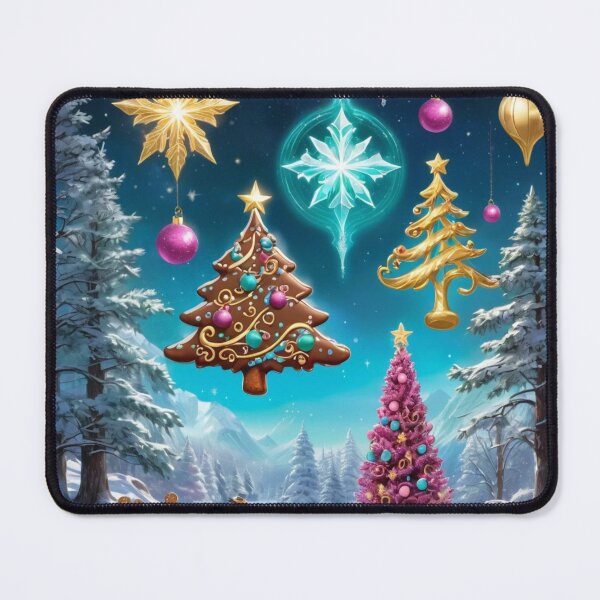 Item preview, Floating Ornaments, Plus Gold,Purple, And Chocolate Christmas Trees designed and sold by Melantari Vizuns.