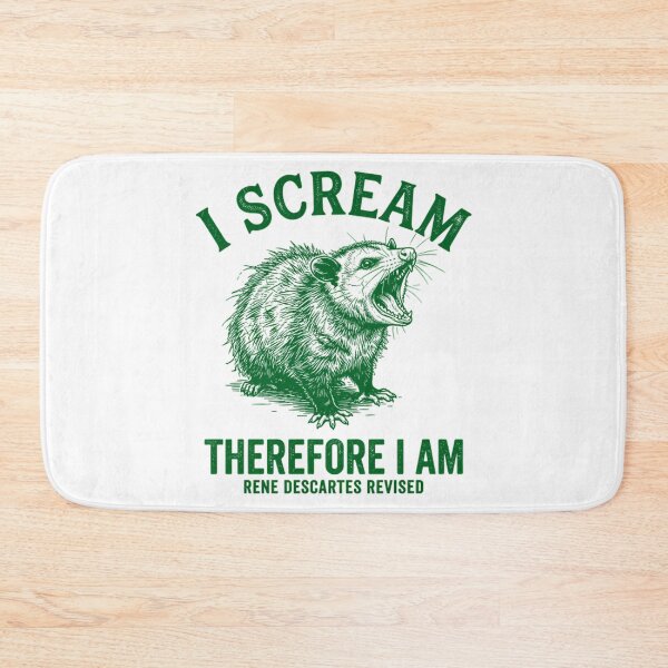 Item preview, Existential Opossum Scream - Funny Philosophy Parody designed and sold by Mason-Pride.