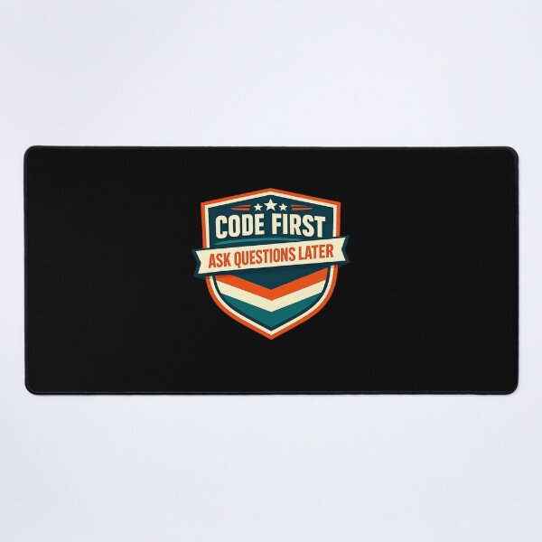 Item preview, Code First Ask Questions Later designed and sold by Paninides.