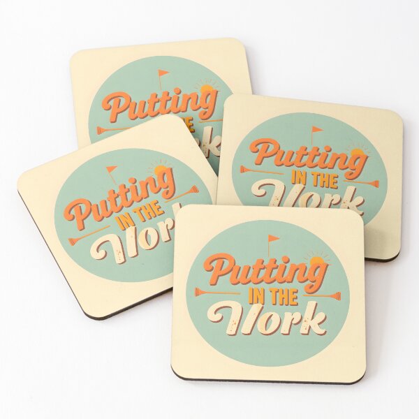 Item preview, Putting in the Work – Golf Motivation designed and sold by MKV Design.