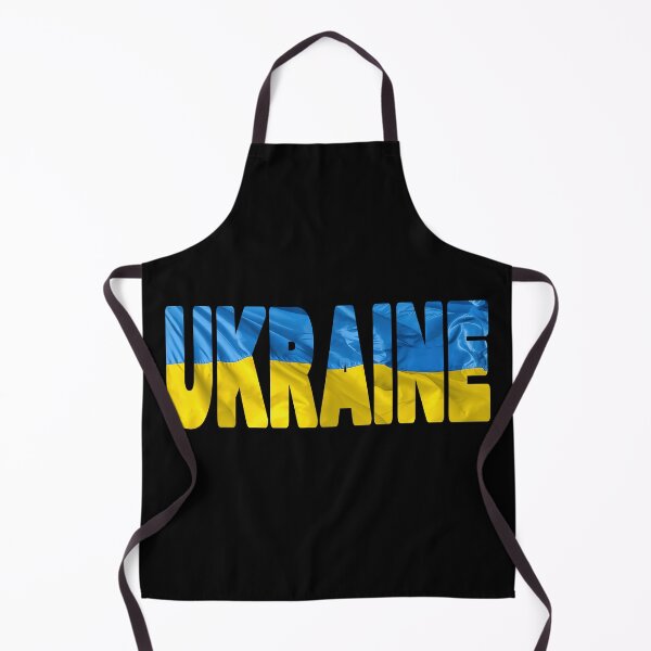 Item preview, UKRAINE - Flag Flying in Wind cut to Letters Souvenir Sticker Shirt designed and sold by Adam Gormley.