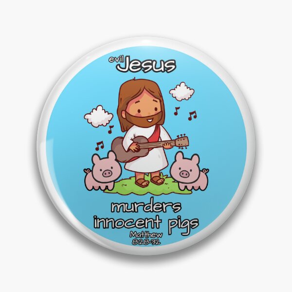 Item preview, Evil Jesus - Pig - Bible Verse designed and sold by EvergreenRevolt.
