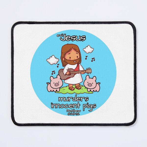 Item preview, Evil Jesus - Pig - Bible Verse designed and sold by EvergreenRevolt.