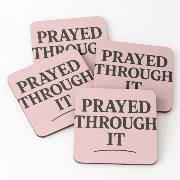 Item preview, Prayed Through It – Black History Month Faith Typography designed and sold by The Melanic.