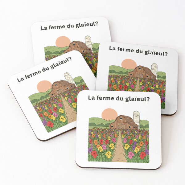 Item preview, La ferme du glaïeul?! designed and sold by Je Suis À Moitié Plein.