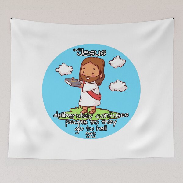Item preview, Evil Jesus - Confuses People - Bible Verse designed and sold by EvergreenRevolt.