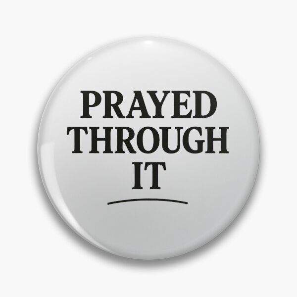 Item preview, Prayed Through It – Black History Month Faith Typography designed and sold by The Melanic.