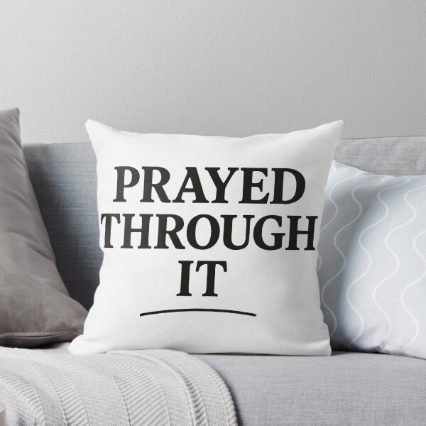 Item preview, Prayed Through It – Black History Month Faith Typography designed and sold by The Melanic.