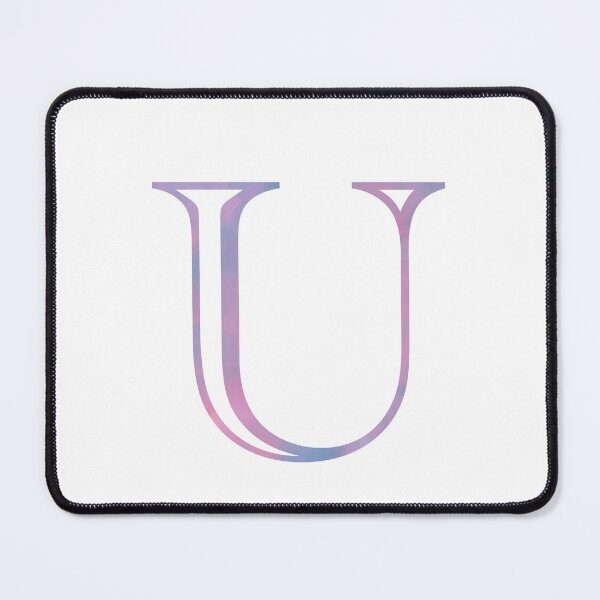 Item preview, Pastel Burst letter U designed and sold by benvenuto a casa.