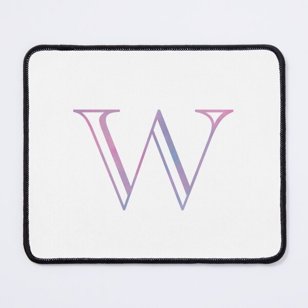 Item preview, Pastel Burst letter W designed and sold by benvenuto a casa.