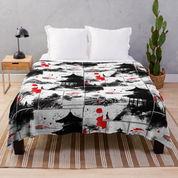 Item preview, Samurai Silence–Sumi-e Art Pattern designed and sold by Szpaku desart .