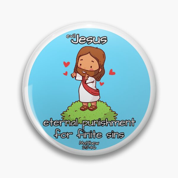 Item preview, Evil Jesus - Eternal Punishment - Bible Verse designed and sold by EvergreenRevolt.