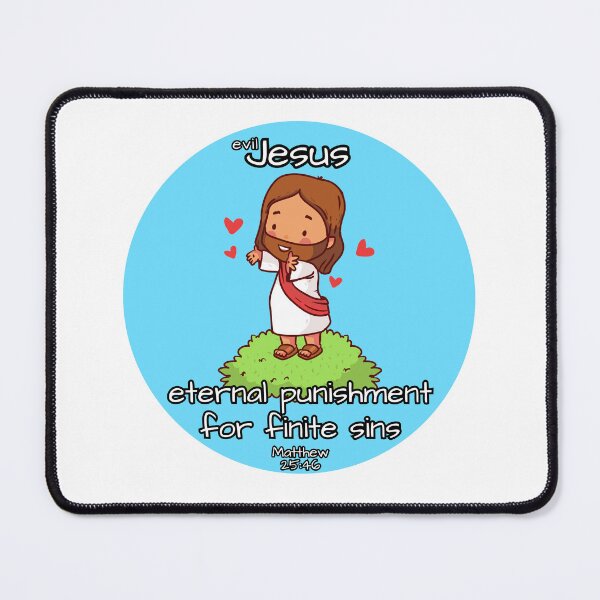 Item preview, Evil Jesus - Eternal Punishment - Bible Verse designed and sold by EvergreenRevolt.