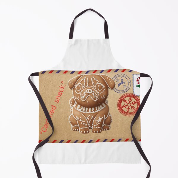 Item preview, Gingerbread Pug – Certified Holiday Snack Design designed and sold by PugsRus.