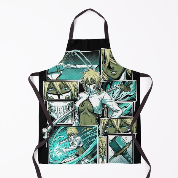 Item preview, Blonde Haired Shark Espada Tercera Arrancar Resurrection Tiburon Water Cascade Swordswoman Hollow Mask Fierce Queen Anime Warrior Fan Art Portrait Illustration Poster T-Shirt Sticker Print Gift designed and sold by Senpaiwaves.