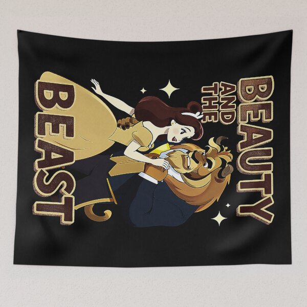 Item preview, Beauty and the Beast, for black backgrounds designed and sold by SteadyRolling.