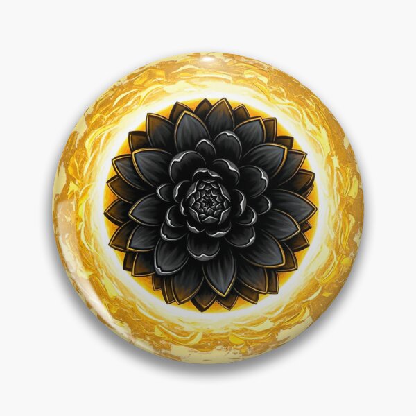 Item preview, Black Dahlia Solar Eclipse - Ring of Fire Flower designed and sold by Credisaim.