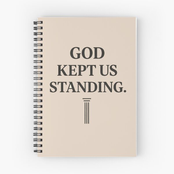 Item preview, God Kept Us Standing – Black History Month Faith Quote designed and sold by The Melanic.