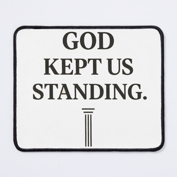 Item preview, God Kept Us Standing – Black History Month Faith Quote designed and sold by The Melanic.