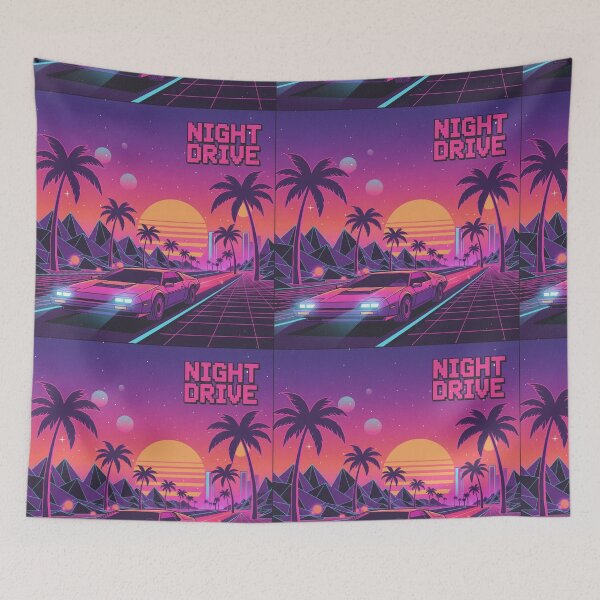 Item preview, Retro – night drive designed and sold by snoWorkshop.