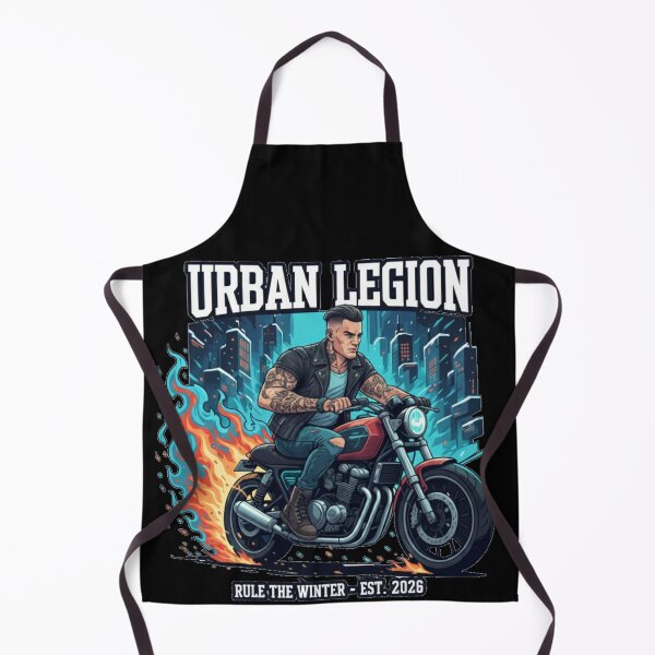 Item preview, Urban Legion: Winter 2026 Cyberpunk Biker Graphic designed and sold by AresForge.
