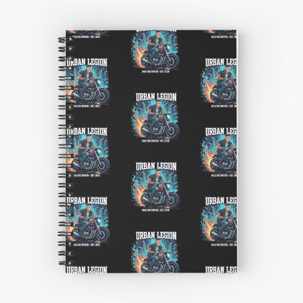Item preview, Urban Legion: Winter 2026 Cyberpunk Biker Graphic designed and sold by AresForge.