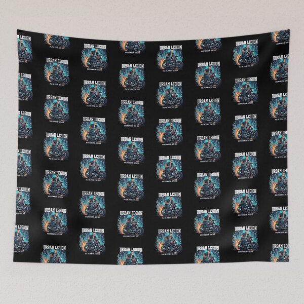 Item preview, Urban Legion: Winter 2026 Cyberpunk Biker Graphic designed and sold by AresForge.