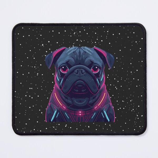 Item preview, Pug in the Stars – Cosmic Night Sky Dog Art designed and sold by PugsRus.