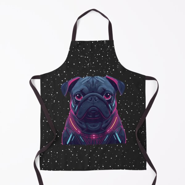Item preview, Pug in the Stars – Cosmic Night Sky Dog Art designed and sold by PugsRus.